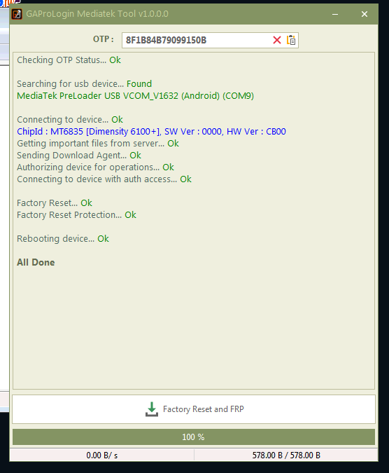 GAPro Realme OTP MTK / QLM
